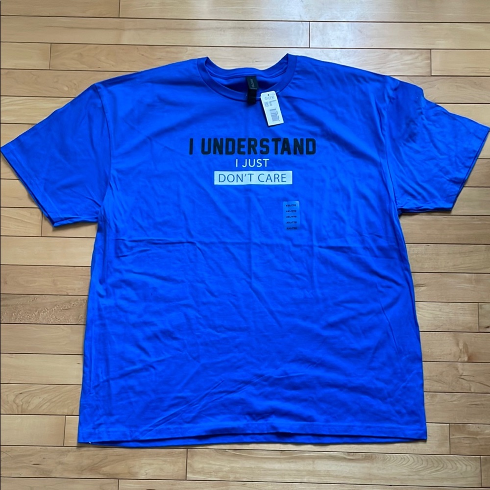 Blue Graphic T-Shirt, men’s size XXL
